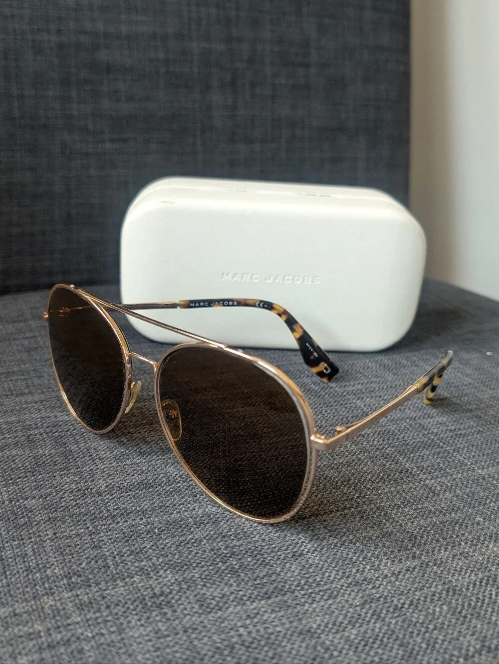 Marc Jacobs Men's Aviator Sunglasses - Brown
